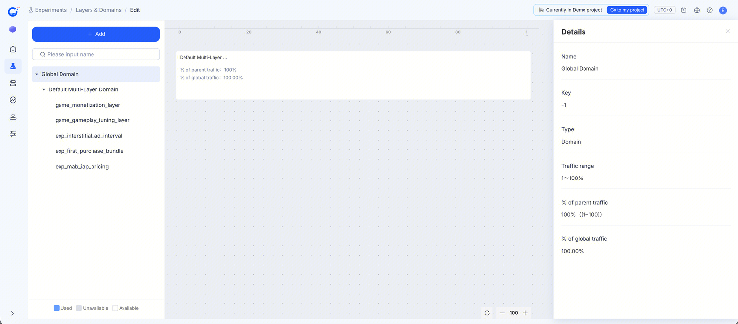 Layers edit view