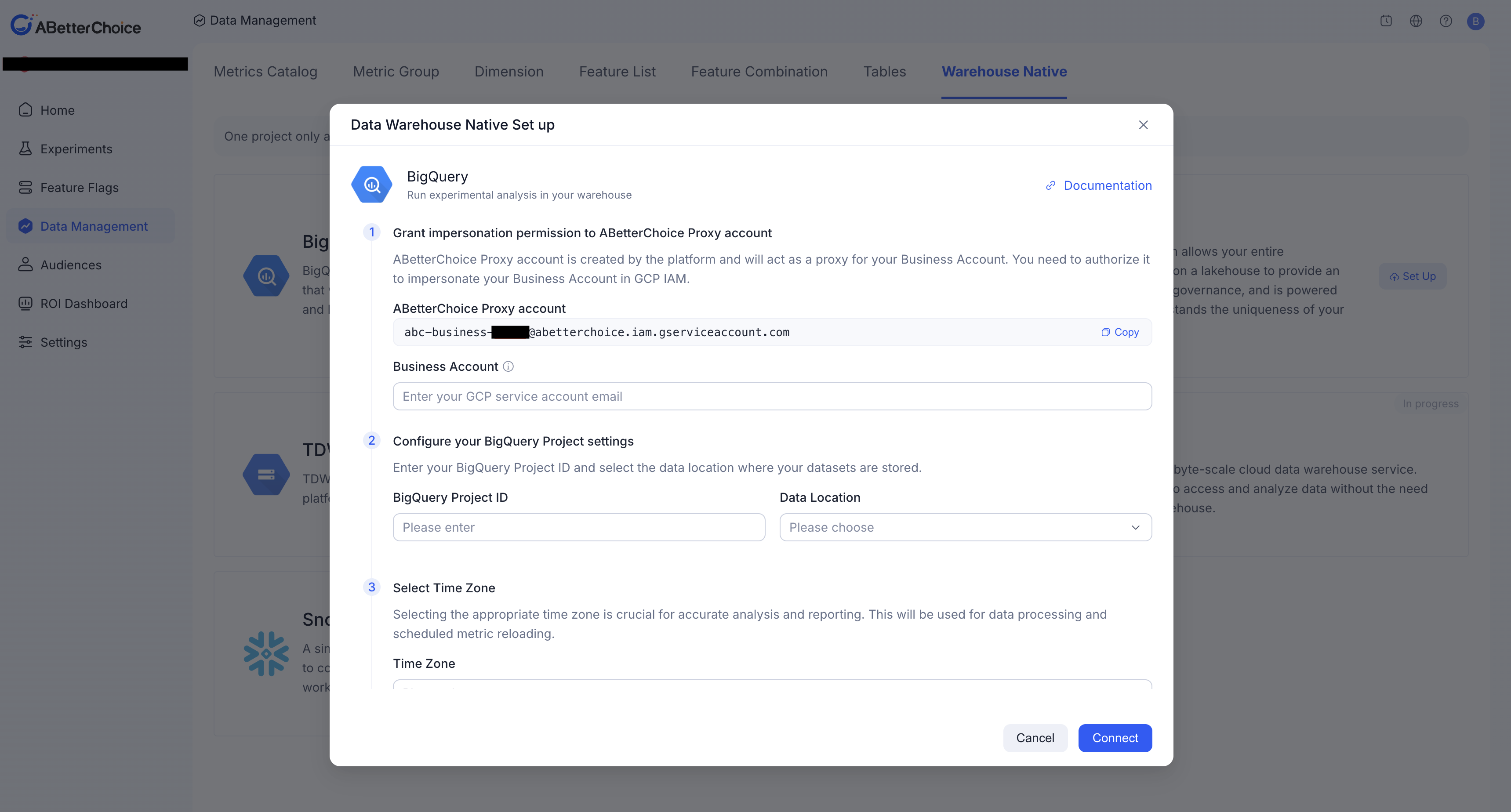 Enable BigQuery